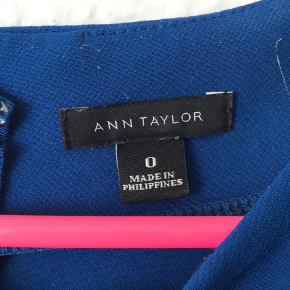 Royal Blue Ann Taylor Contour Dress - Picture 3 of 3